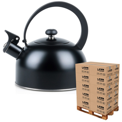 Whistling Kettle Steel Black 2 l (pallet of 144 pcs)