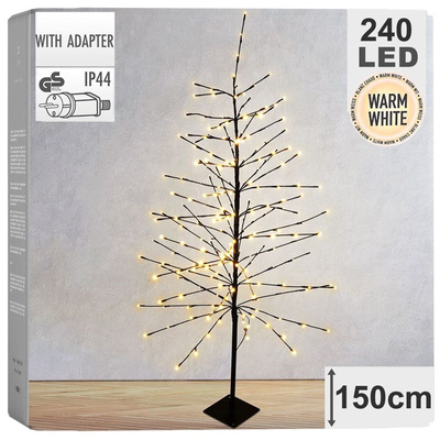 Outdoor Twig Tree with Lights 240 LED 150 cm