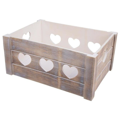 Storage Box Wooden 31x21x14 cm