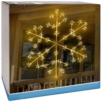 Lighted Snowflake 384 LED 120 cm