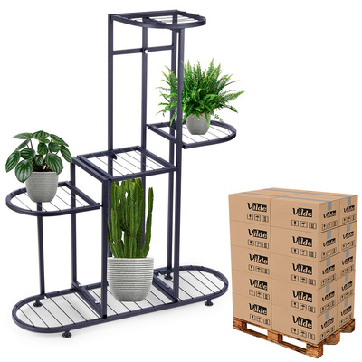 Plant Stand Metal Black 5-Level 84.5 cm (pallet of 120 pcs)