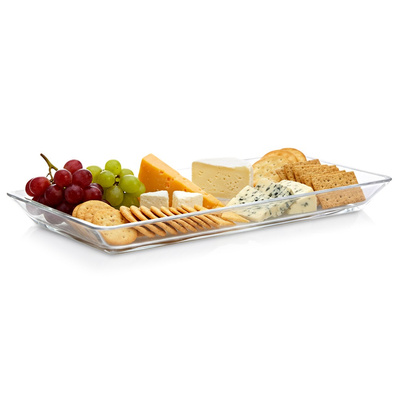 Półmisek szklany prostokątny 30x14x2 cm