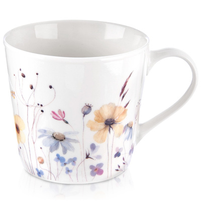 Mug Porcelain Flowers 430 ml