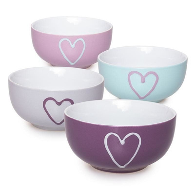 Bowls Ceramic 13 cm, 500 ml 4 pcs