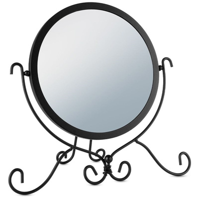 Makeup Mirror Black 28x26 cm