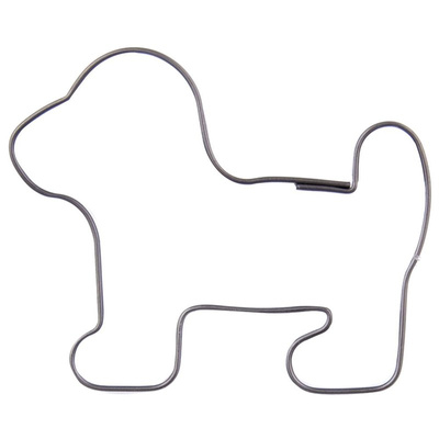 Cookie Cutter Steel Dog 5.5 cm