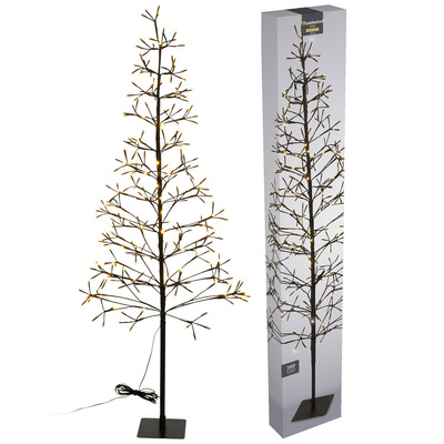 Drzewko świąteczne świecące zewnętrzne 280 LED 150 cm