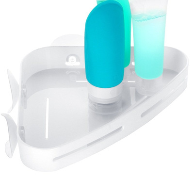 Shower Shelf on Suction Cups Corner 23x15 cm