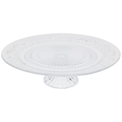 Cake Stand Glass on Leg 25 cm