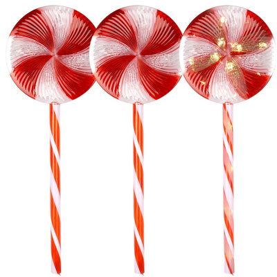 Christmas lights Lollipop Outdoor 60 LED 62 cm 3 pcs