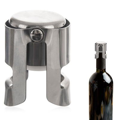 Wine Bottle Stopper Steel 4 cm