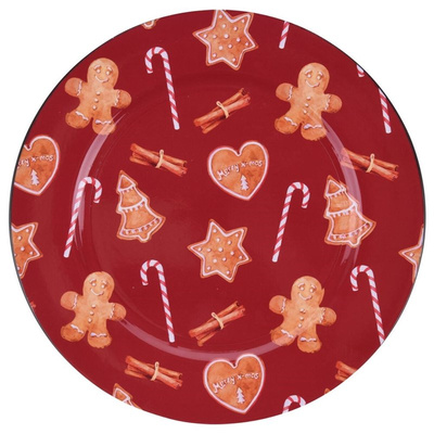 Underplate Red Christmas 33 cm