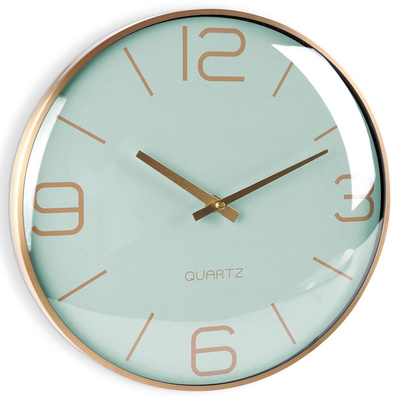 Wall Clock Golden Mint 30 cm