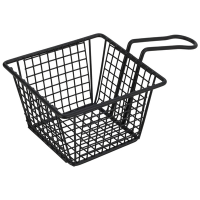 Chip Serving Frying Baskets Black 22x13x8 cm