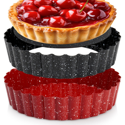 Tart Tin Granite with Removable Bottom 12 cm 2 pcs