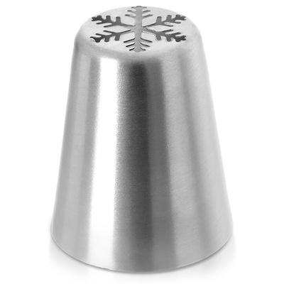 Russian Piping Tip Steel Snowflake