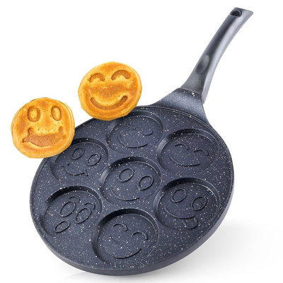 Egg Pan Granite 7 Holes GRANDE 27 cm