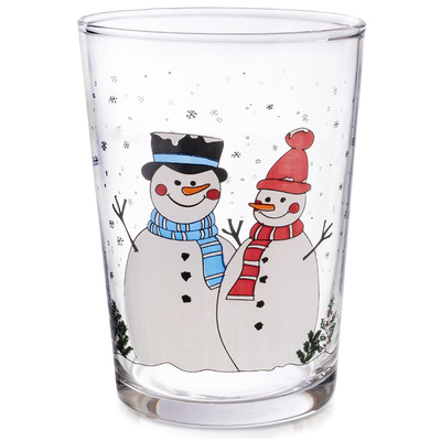 Glass Snowmen 500 ml