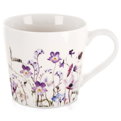 Kubek porcelanowy kwiaty LOUKA 430 ml