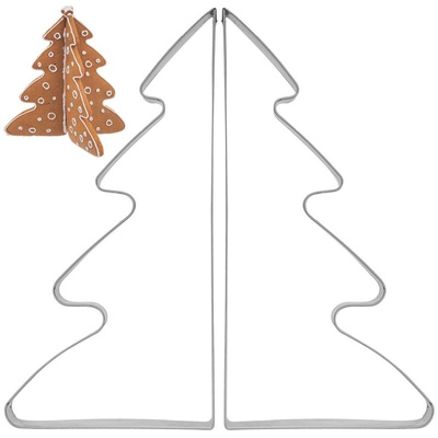 Cookie Cutter Steel Tree 15.5 cm 2 pcs