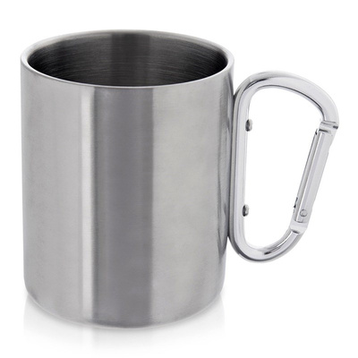 Mug Tourist Steel with Carabiner 350 ml