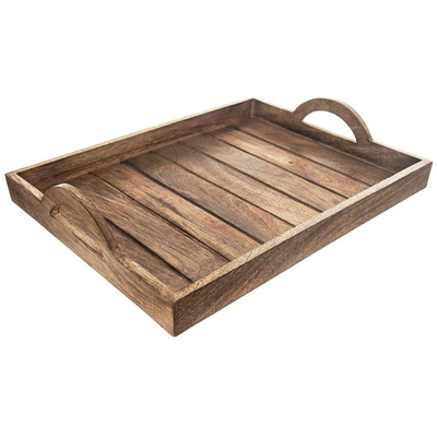 Serving Tray Wooden MANGO 40.5x30.5 cm