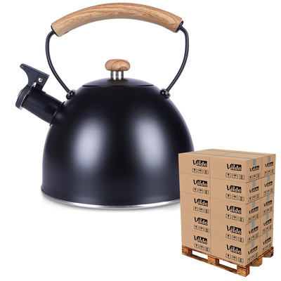 Whistling Kettle Steel Black 2.5 l (pallet of 96 pcs)