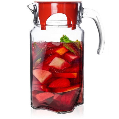 Jug Glass with Lid 1.75 l