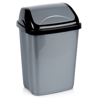 Bin Plastic Gray 10 l