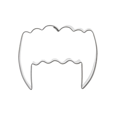 Cookie Cutter Metal Vampire Teeth 5.5 cm