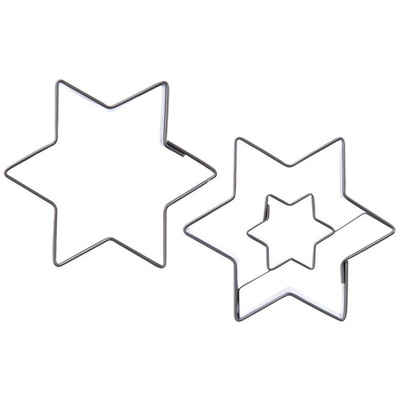 Cookie Cutter Steel Star 6.3 cm 2 pcs