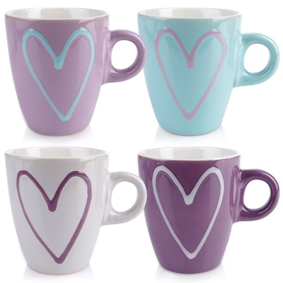Mugs Ceramic 210 ml 4 pcs