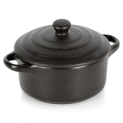 Miseczka do zapiekania porcelanowa z pokrywką 150 ml