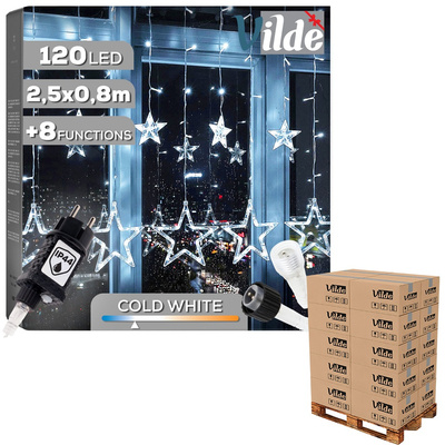 Curtain Lights Outdoor 120 LED 2.5 m (pallet of 192 pcs)