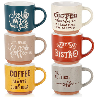 Kubki ceramiczne 230 ml 6 szt.