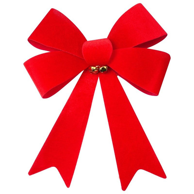 Decorative Bow Christmas Velvet 35x46 cm