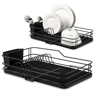 Dish Drainer Rack Black MISTY 43x29x10 cm