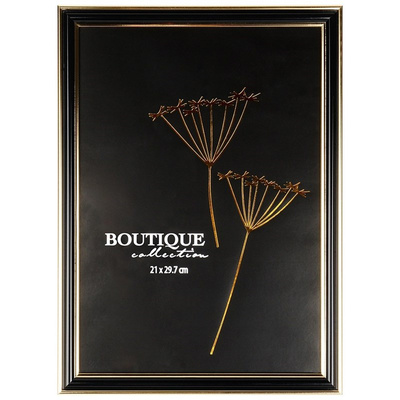 Photo Frame Black Gold 21x29.7 cm