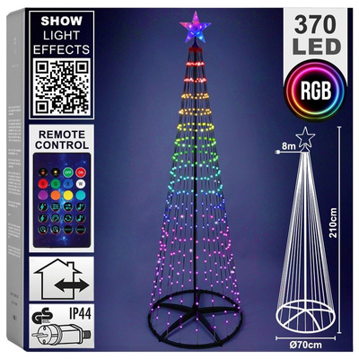 Luminous Christmas Tree 370 Led 210 cm