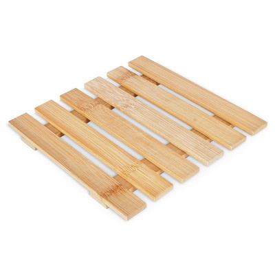 Foldable Trivet Bamboo 17.5x18 cm