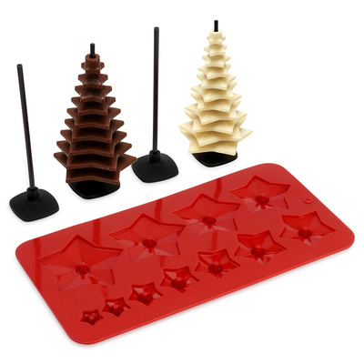 Chocolate Mold Silicone Tree 9 pcs