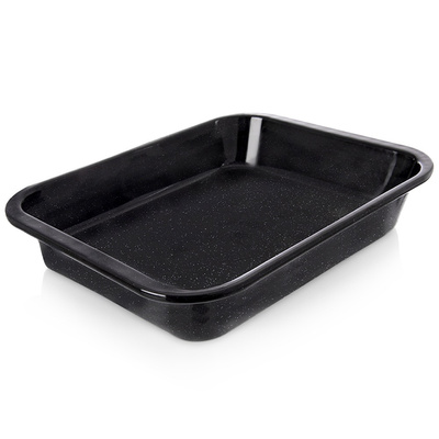 Baking Tray Enamel Rectangular Deep 41x32x6 cm