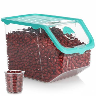 Vegetable Storage Container with Lid Transparent 12 l