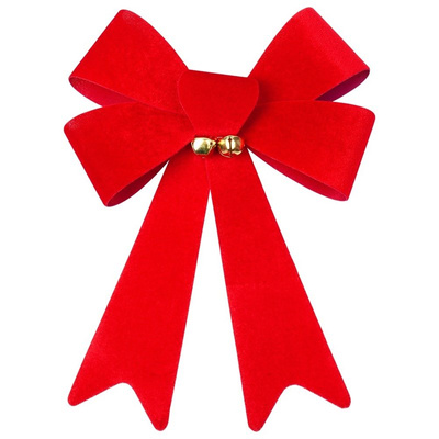 Decorative Bow Christmas Velvet 22x32 cm