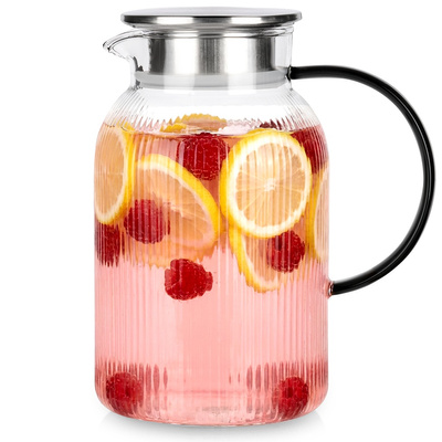 Jug Glass with Lid 1.5 l