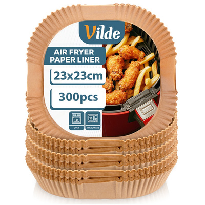 Air Fryer Liners Oil Free Paper Square 23x23 cm 300 pcs