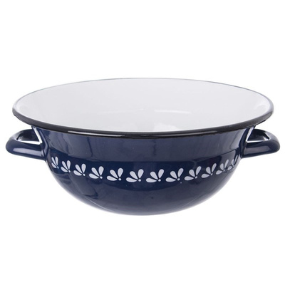 Kitchen Bowl Enamel MODROBILA 26 cm, 2.5 l