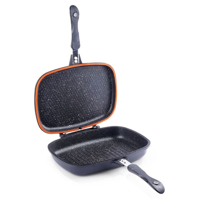 Grill Pan Granite Double-Sided FUNTZIO 32 cm