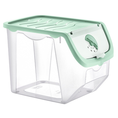 Vegetable Storage Container with Lid Mint 12 l