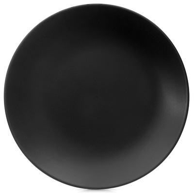 Dessert Plate Ceramic Black 20.5 cm